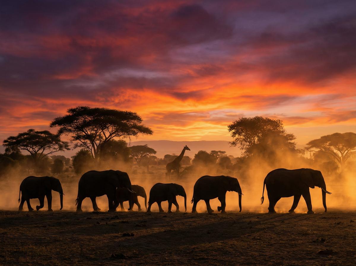 抖音风非洲动物视频